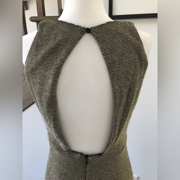 Ark &Co SIZE SMALL sleeveless open back gold party dress - Picture 4 of 7